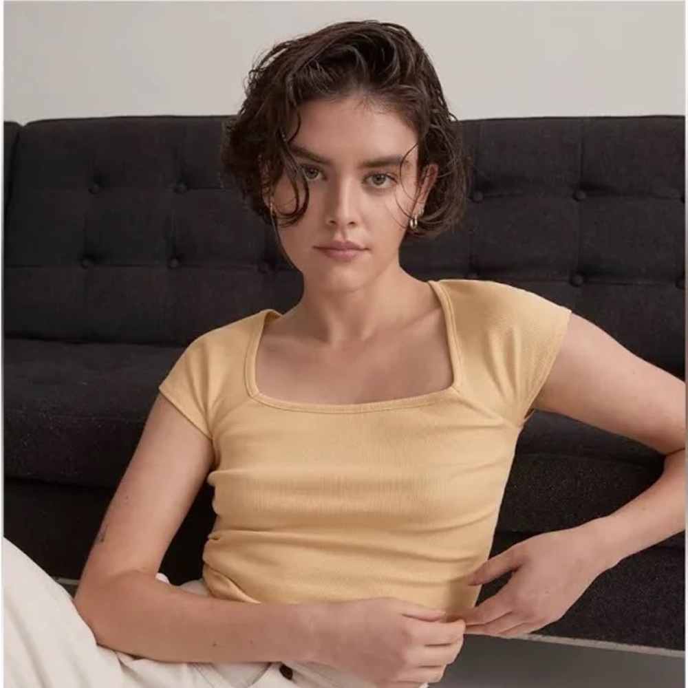 MADEWELL brightside square-neck tee